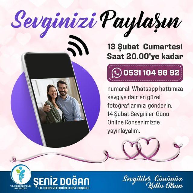 14 Şubat’ta çiftlere online konser