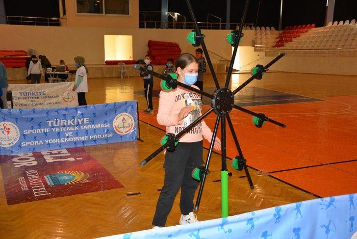 55 öğrenci spora yönlendirme testinden geçirildi G2