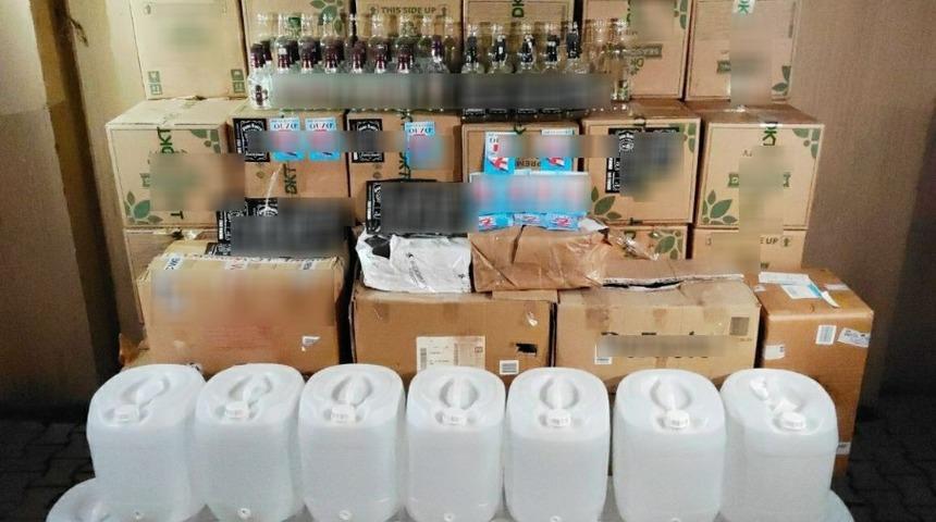 Sahte alkol operasyonunda 1 kişi yakalandı