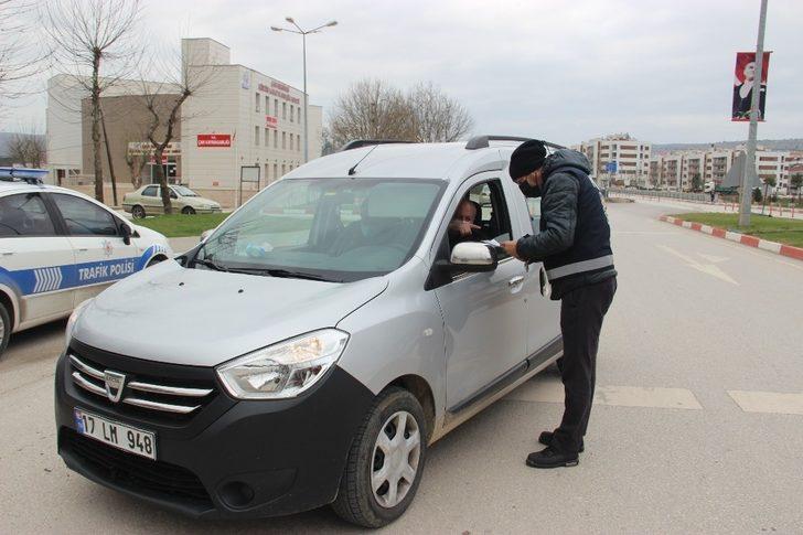 Çan’da sokağa çıkma kısıtlamalarında trafik denetimleri G3