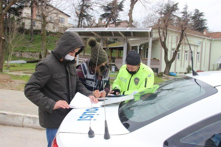 Çan’da sokağa çıkma kısıtlamalarında trafik denetimleri G4