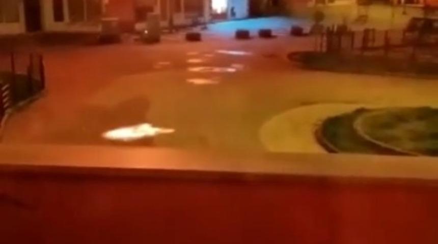 Karapınar’da korkutan yangın