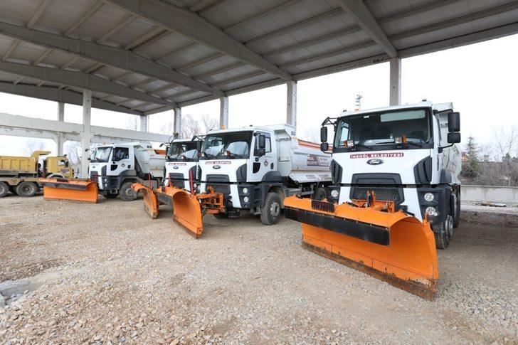 İnegöl Belediyesi kar yağışına hazır G3