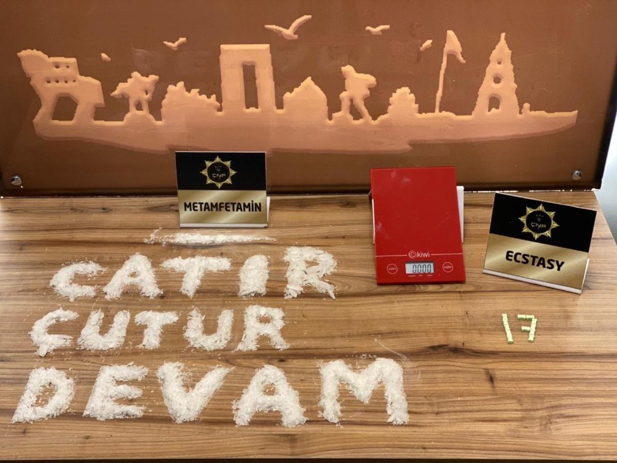 &Ccedil;anakkale&rsquo;de uyuşturucu operasyonu:1 g&ouml;zaltı