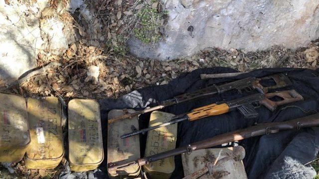 Gabar Dağı’nda terör örgütüne ait mühimmat ele geçirildi