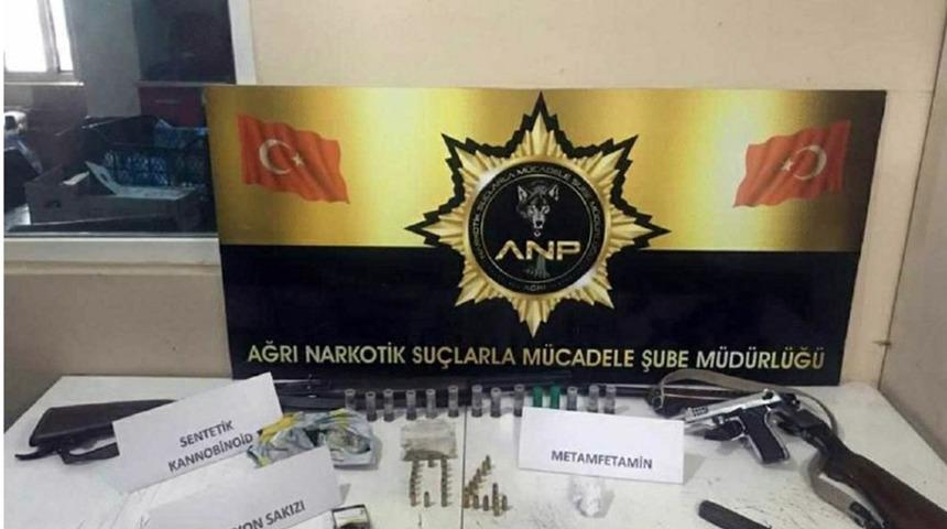 Ağrı’da uyuşturucu operasyonu: 7 tutuklama