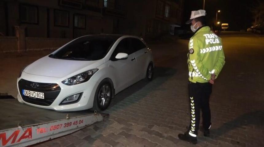 ’Dur’ ihtarına uymayan alkollü sürücü polisten kaçamadı