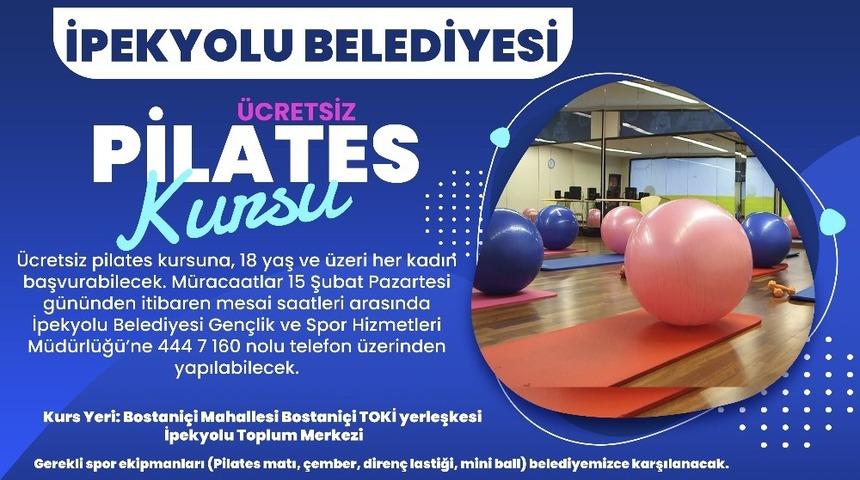 İpekyolu Belediyesinden &uuml;cretsiz pilates kursu