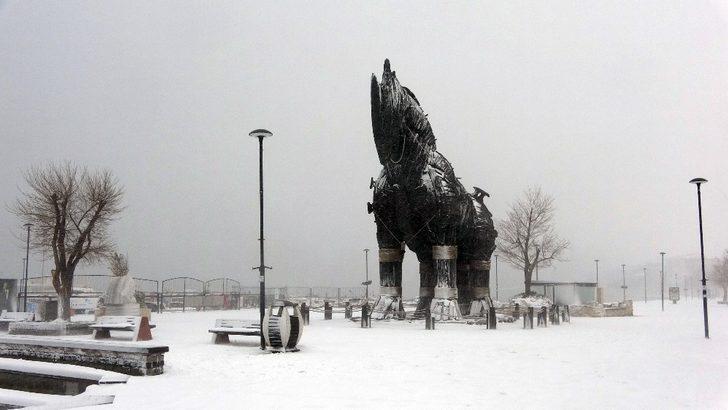Çanakkale’de kar kalınlığı 7 santimetreye ulaştı G1