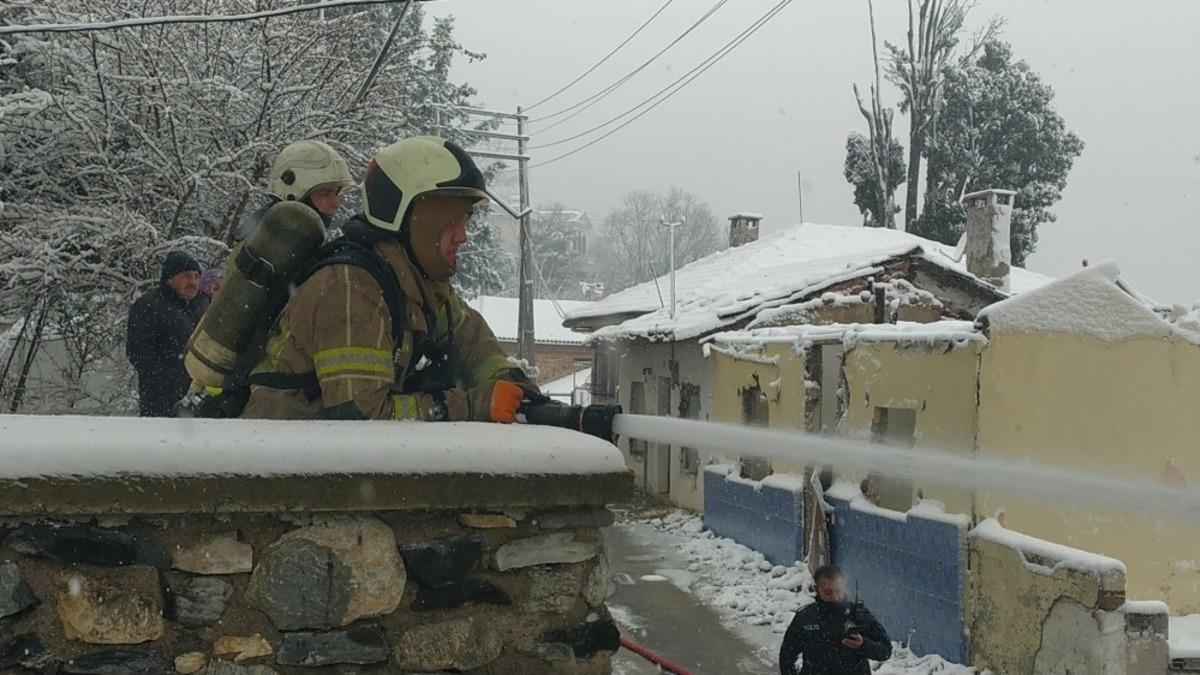 Uludağ&rsquo;ın eteklerinde korkutan yangın