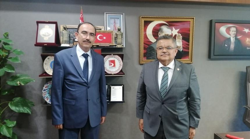 Rekt&ouml;r Beydemir&rsquo;den Milletvekili Yağcı&rsquo;ya ziyaret