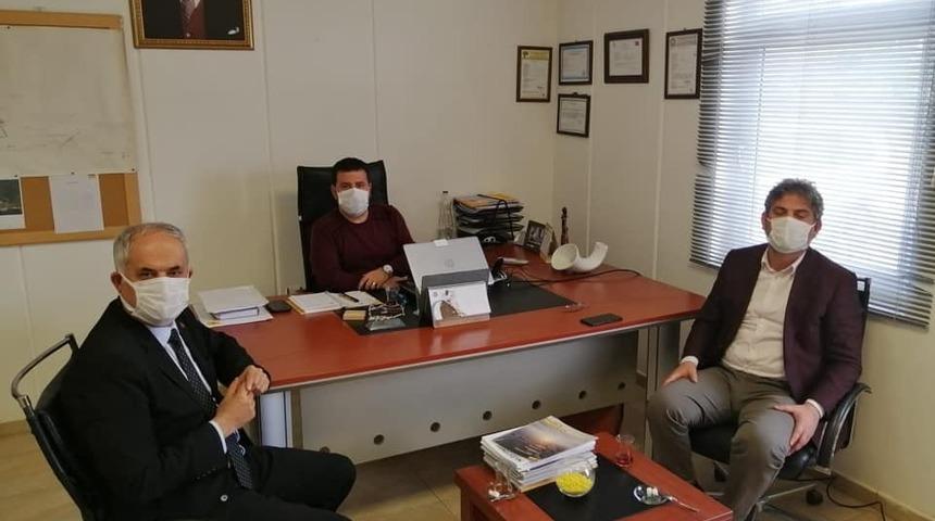 Başkanlardan fabrikaya ziyaret