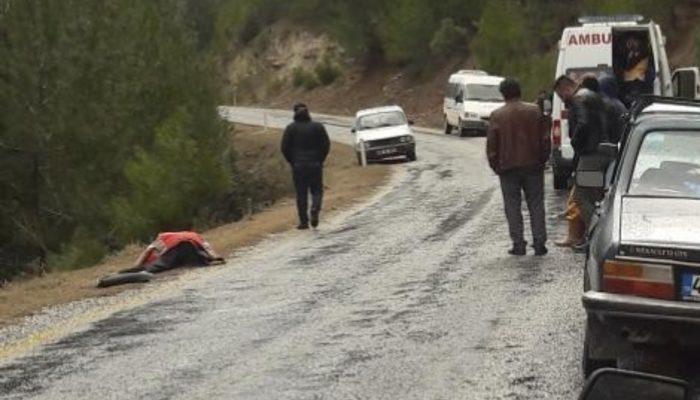 Muğla'da bir kişi yol üzerinde ölü olarak bulundu