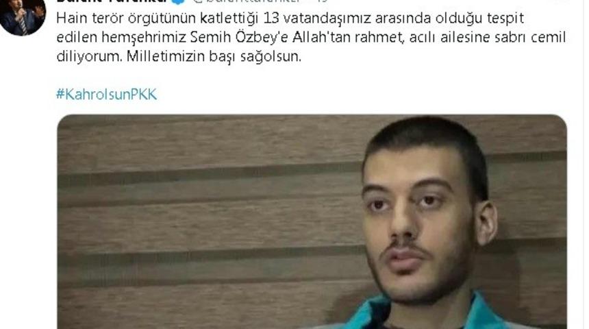 AK Partili T&uuml;fenkci&rsquo;den ter&ouml;re lanet