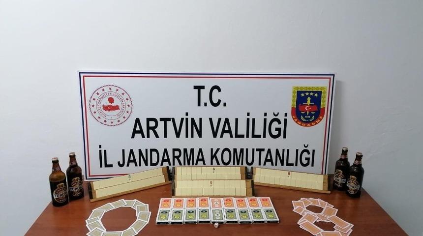 Artvin’de kumar baskınında yakalanan 10 kişiye ceza yağdı