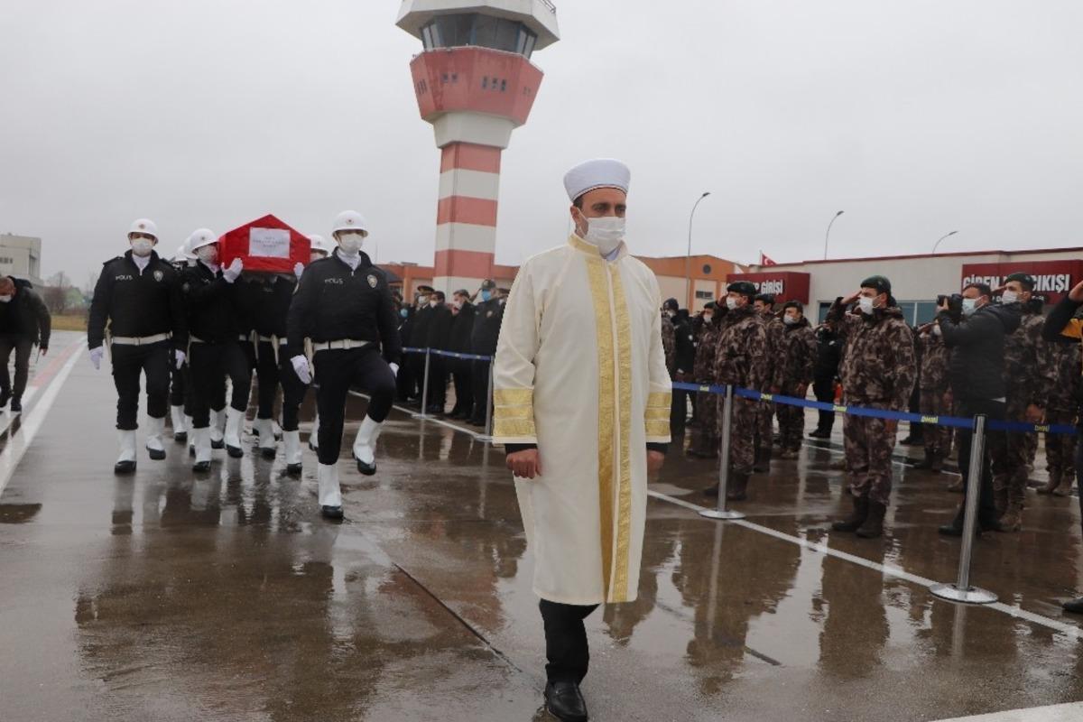 Şehit Muhammet Salih Kanca&rsquo;nın naaşı Samsun&rsquo;da