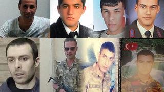 Son Dakika: 13 şehidimizden 12'sinin kimliği tespit edildi