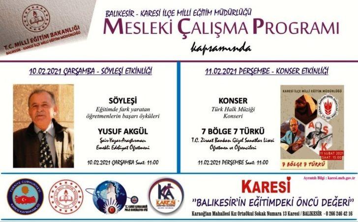 Ünlü yazar ve şair Yusuf Akgül’den öğretmenlere eğitim G4