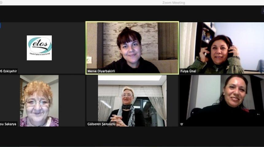 ETOS online ingilizce derslerine başladı