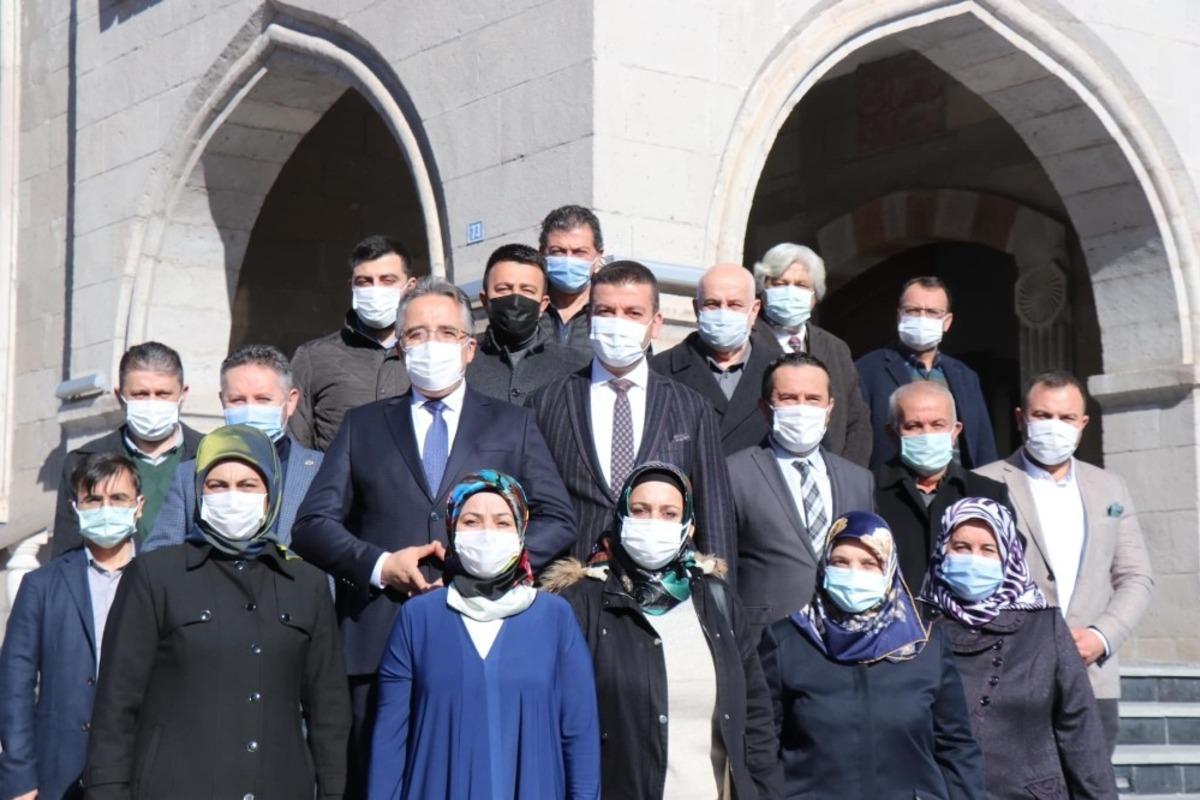 AK Parti &Uuml;rg&uuml;p heyeti, Nevşehir Belediye Başkanı Mehmet Savran&rsquo;ı ziyaret etti