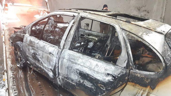 Karahisar tünelinde yangın G1