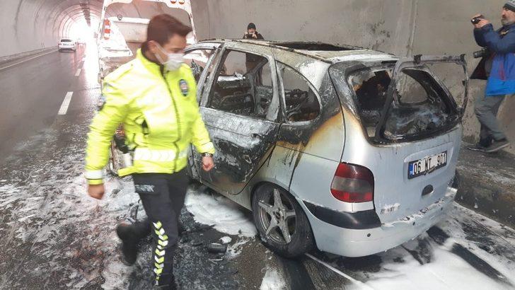 Karahisar tünelinde yangın G2