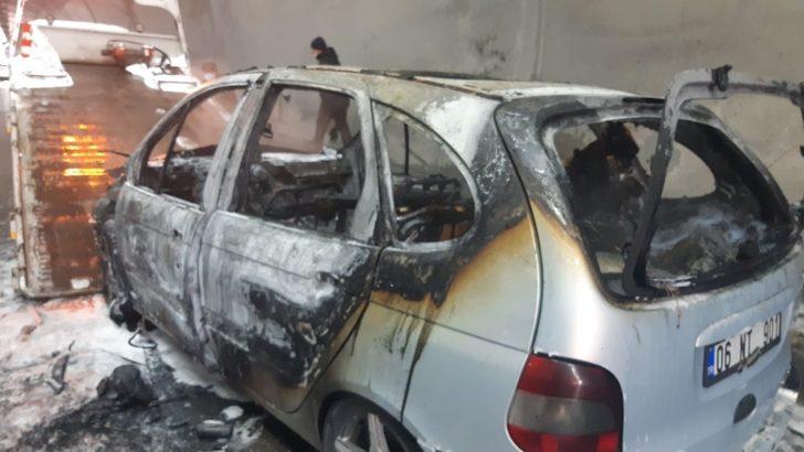 Karahisar tünelinde yangın G3