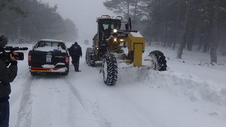 (Özel) Kazdağları’nda kar 2 metreye ulaştı G2