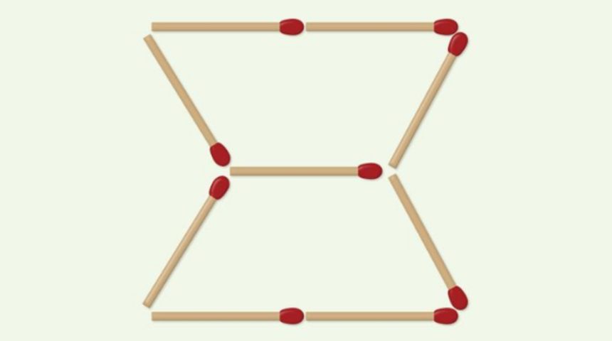 Beyninizi ateşe verecek kibrit çöpü bulmacası! Ne kadar sürede çözebilirsiniz?