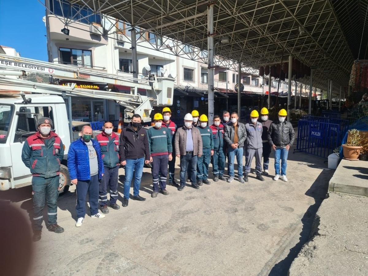 Pazaryeri Uzay &Ccedil;atı Direkleri Yenilendi