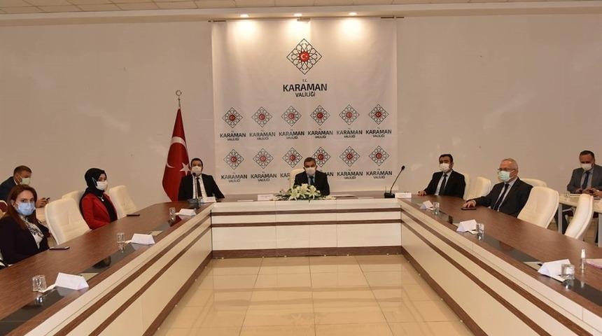 Karaman&rsquo;da kadına y&ouml;nelik şiddetle m&uuml;cadele toplantısı