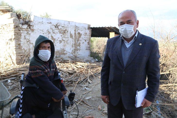 Bedensel engelli Ünal’ın evini Efeler Belediyesi tamir etti G1