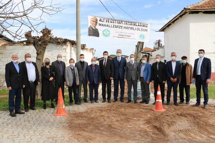 30 milyonluk altyapı yatırımına ilk kazma vuruldu G5