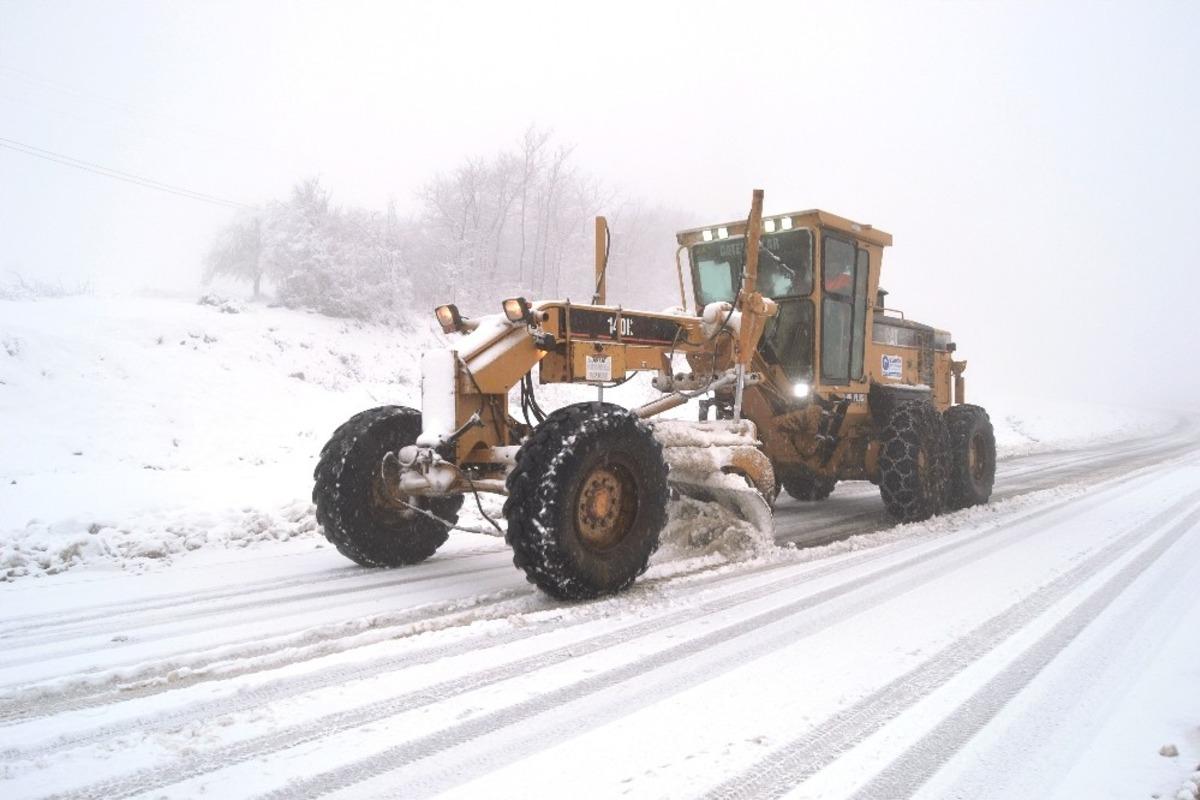 Canik&rsquo;te karla m&uuml;cadele