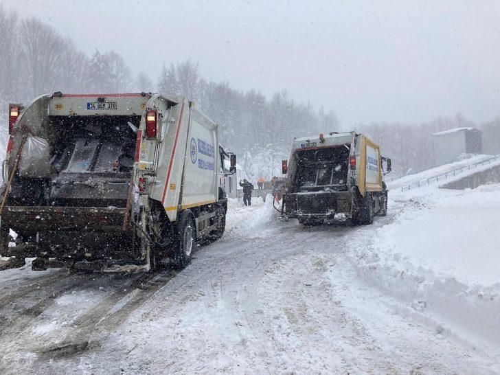 110 ton katı atık tahliye ediliyor G1