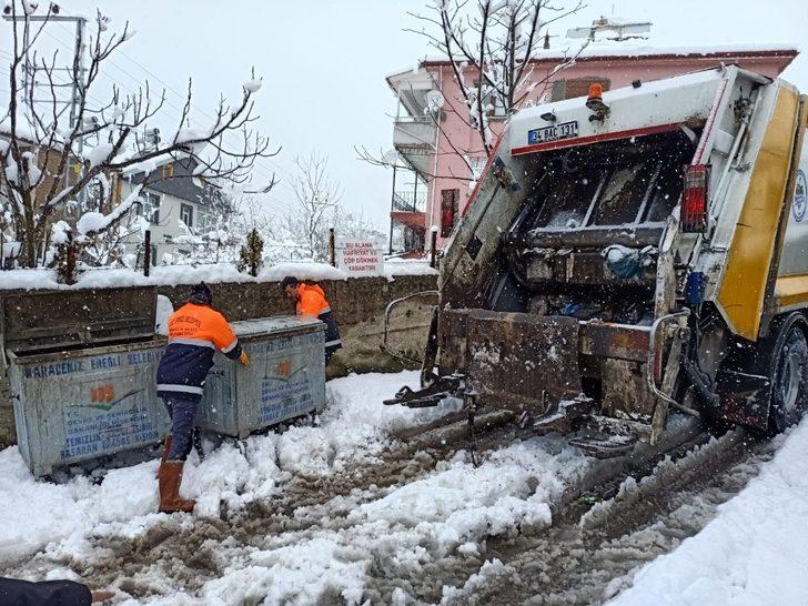 110 ton katı atık tahliye ediliyor G5
