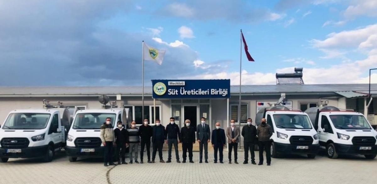 TKDK&rsquo;dan Mecit&ouml;z&uuml; S&uuml;t &Uuml;reticileri Birliği&rsquo;ne ara&ccedil; ve makine ekipman desteği