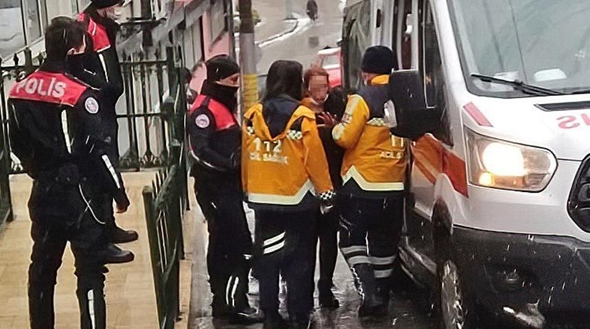 Zonguldak'ta eşi tarafından darp edilen kadın hastanelik oldu