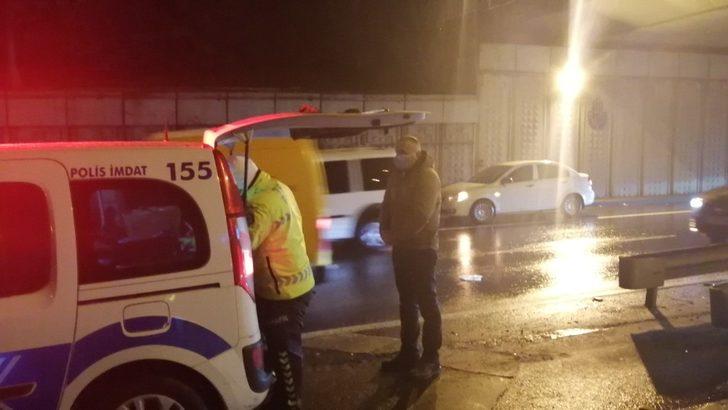 Alkollü sürücünün aracı Haliç Köprüsü’nde takla attı G3