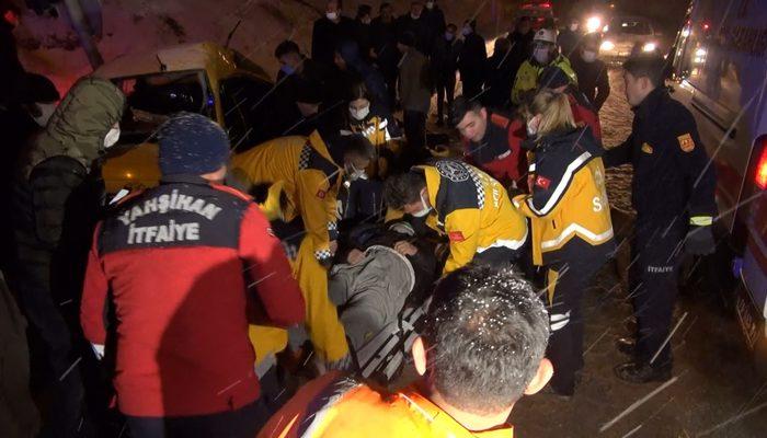 Kırıkkale'de otobüs ve iki ticari taksi çarpıştı: Ölü ve yaralılar var