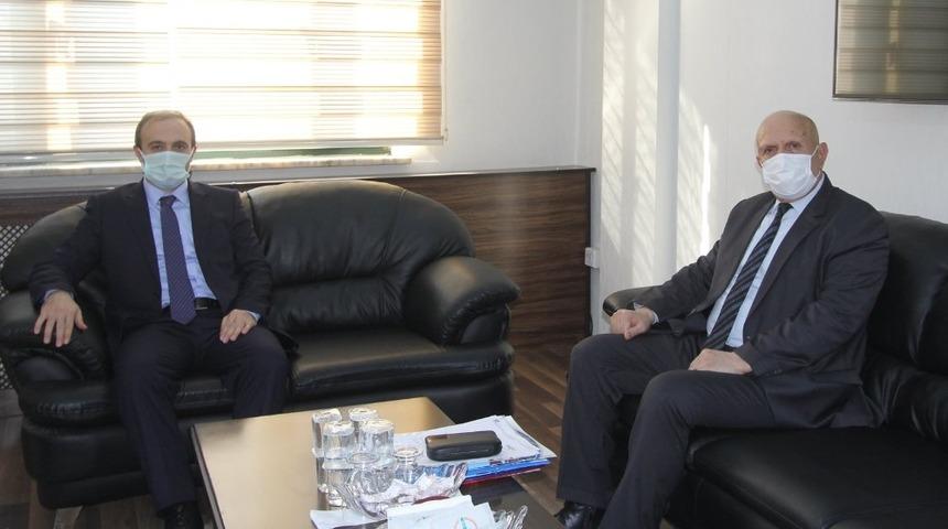 Vali Epcim&rsquo;den Başkan Pekmezci&rsquo;ye ziyaret