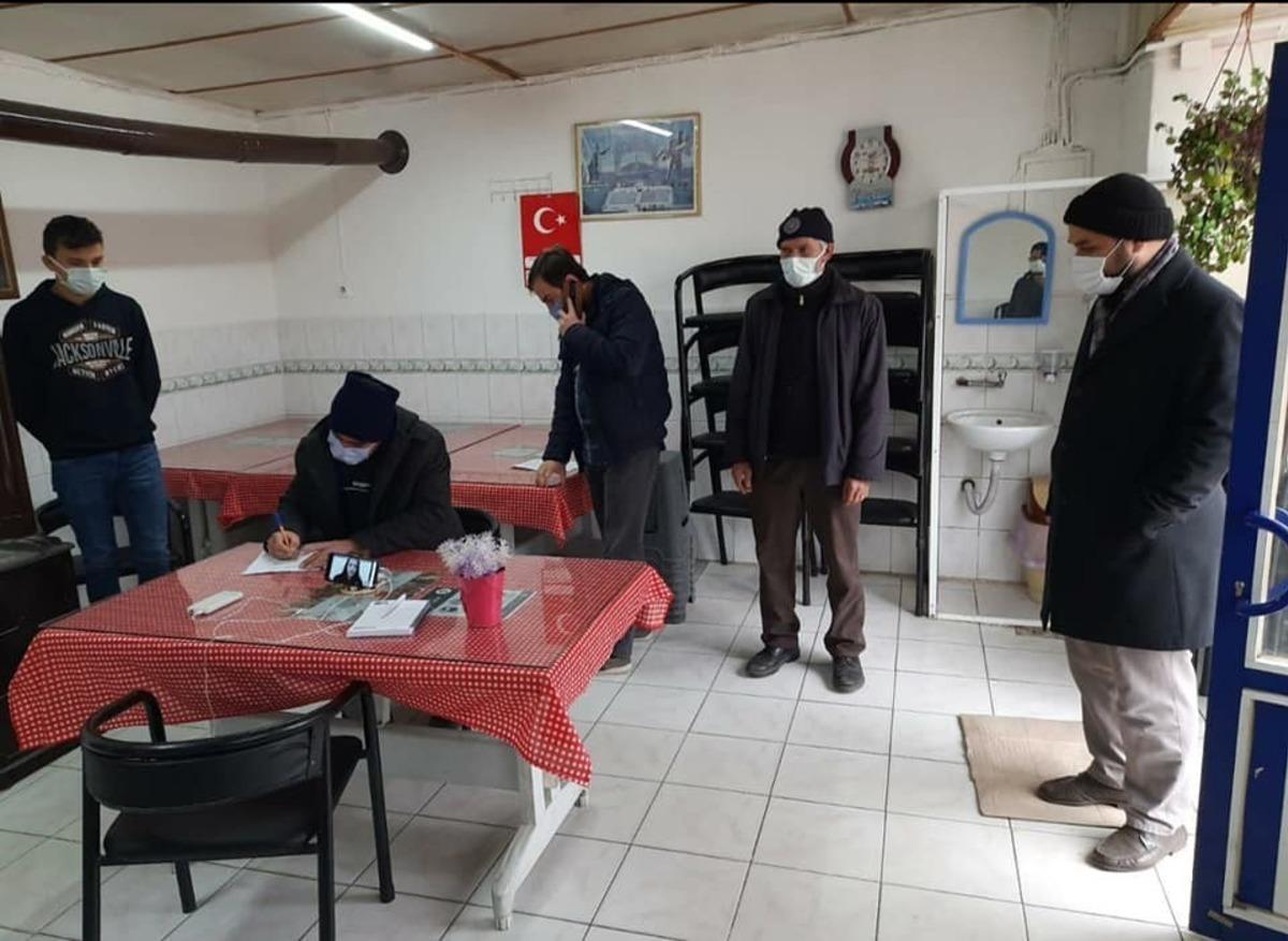 Dumlupınar&rsquo;da Korona vir&uuml;s denetimleri