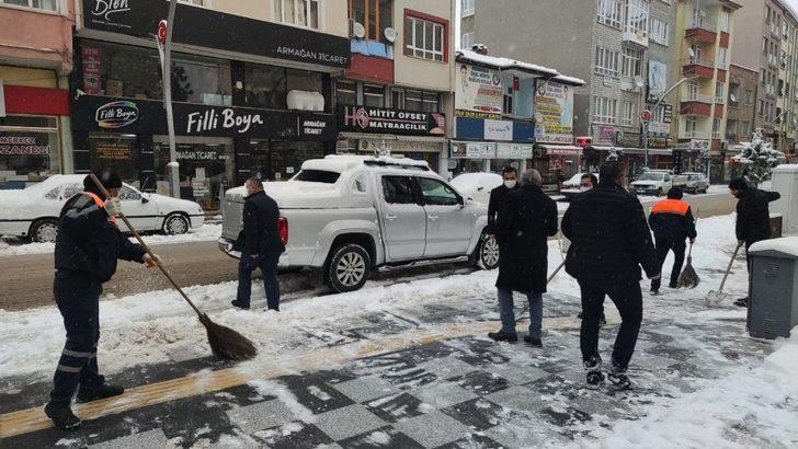 Sungurlu’da kar mesaisi G3