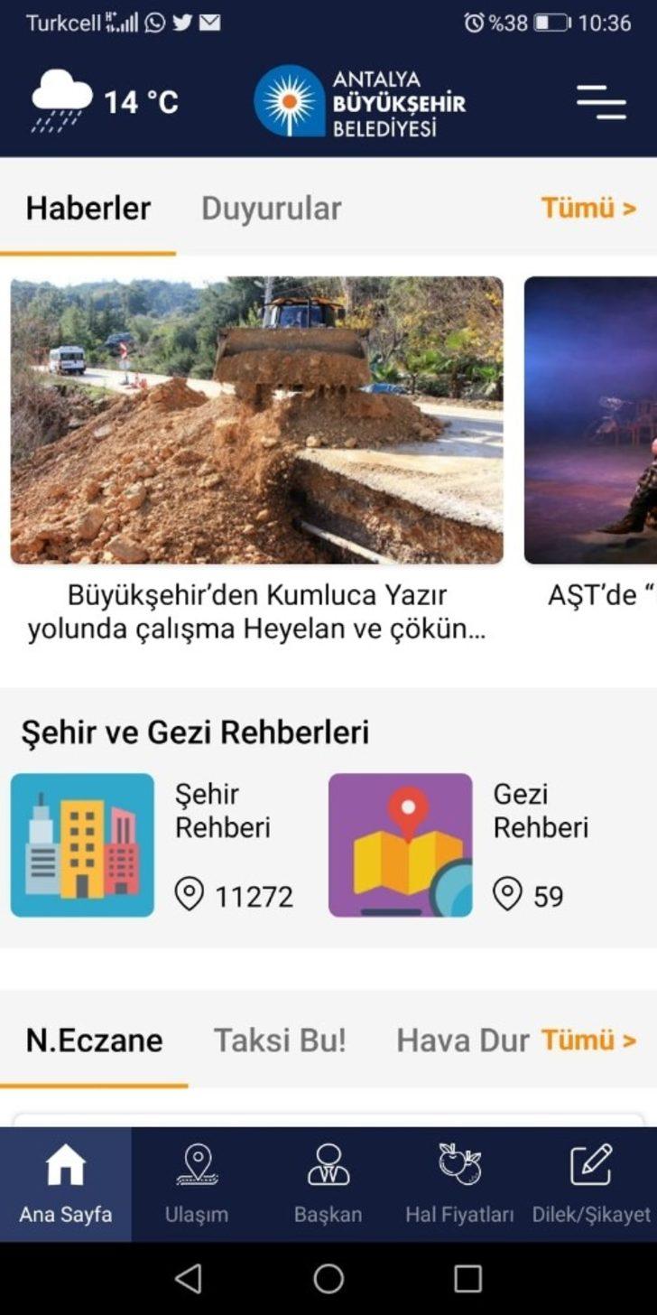 Büyükşehir’in mobil uygulaması yayında G2