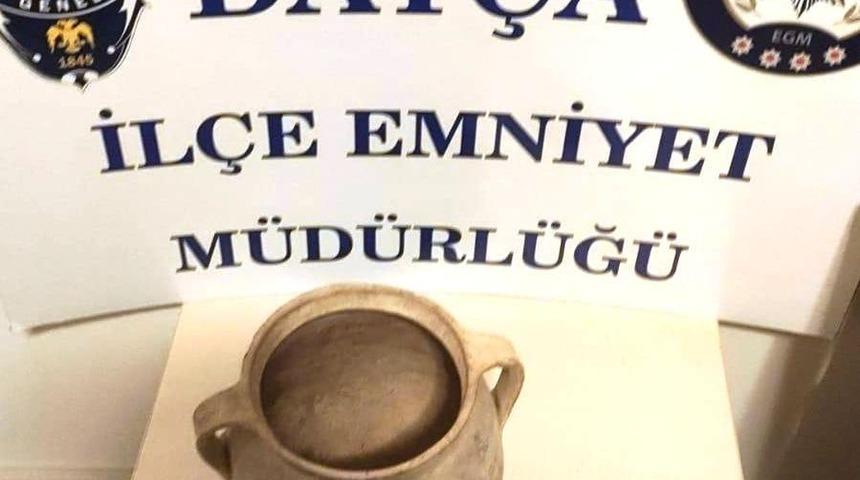 Dat&ccedil;a&rsquo;da tarihi eser operasyonu