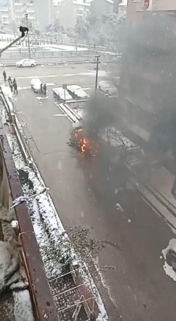 Patlama sesinin ardından küle döndü G2