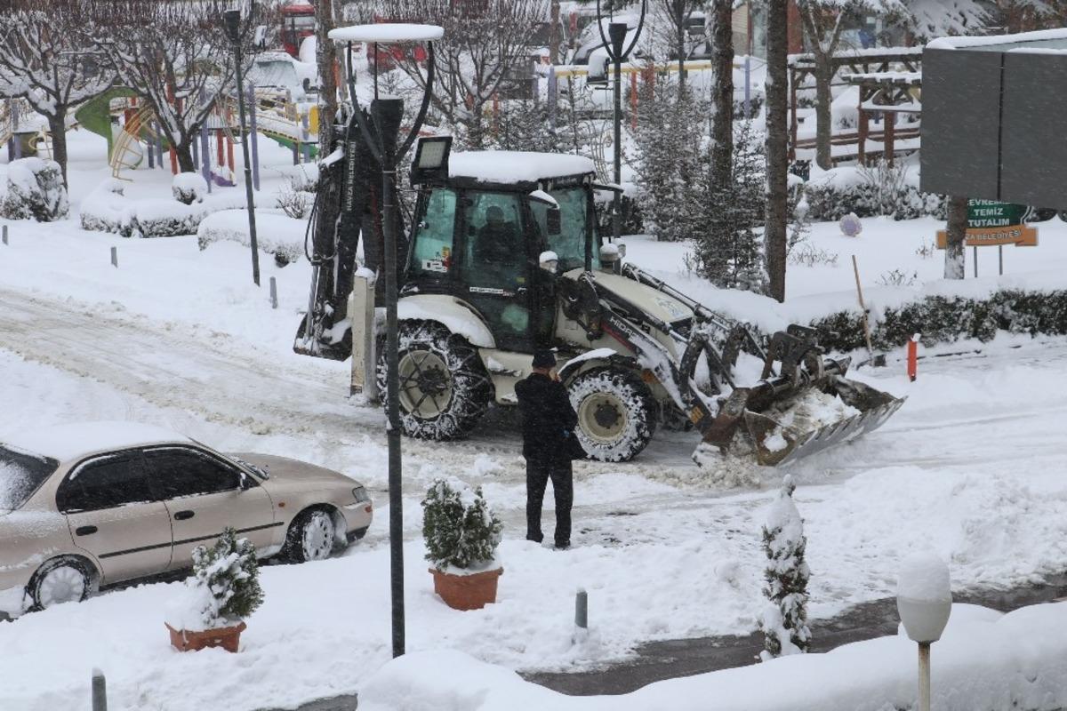 Havza&rsquo;da kar kalınlığı 30 santime ulaştı