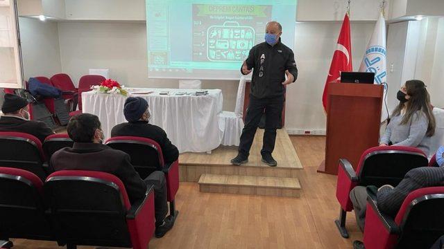 Kars’ta AFAD eğitimleri sürüyor