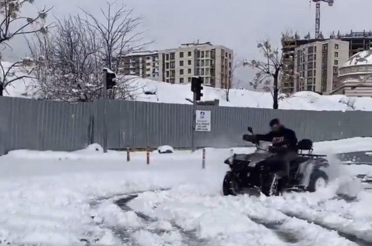 (Özel) Karda bile “drift” yapan sürücüler kamerada G4