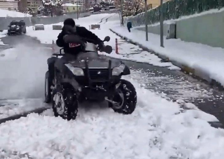 (Özel) Karda bile “drift” yapan sürücüler kamerada G5